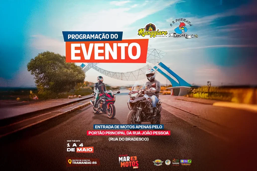 25ª edição do Mar & Motos agita Tramandaí em maio