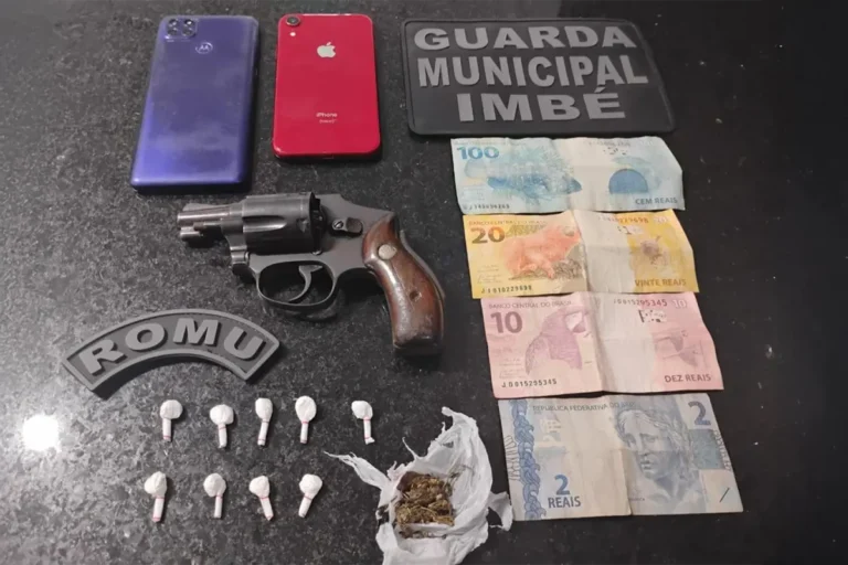 Homem é preso por tráfico e porte ilegal de arma em Imbé