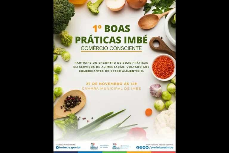 Prefeitura de Imbé realiza encontro sobre boas práticas alimentares